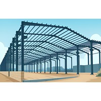 Bâtiment d'entrepôt en acier préfabriqué pour l'usine et le stockage de marchandises