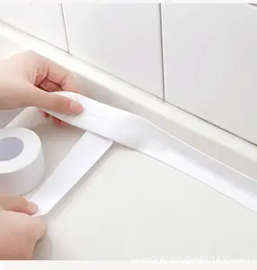 Caulk Strip Flexible Sealing Waterproof Curb Sealant Strip Shower Bath Seal Tape for Bath Bathroom