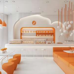 Espositore per Pasticceria con Frigorifero per Torte, Design per Chiosco da Panetteria - Product Image 3