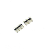 Conector de Cabezal de Pines de Doble Fila de 2.0mm para PCB, Tipo Cable a Placa, Niquelado y Bañado en Oro, 2*10P 20 Pines