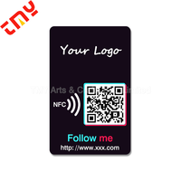 Logotipo de impresión personalizado Acrílico PVC Redes sociales Instagram Tarjeta de visita Menú de restaurante Código Qr NFC Tarjeta DE REVISIÓN DE Google