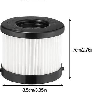 Cartouche filtrante Milwaukee M18 49-90-0160, filtre à poussière de 8.5cm de diamètre pour accessoires d'outils électriques, usage domestique - Product Image 1