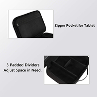 Sac Organisateur Numérique Multifonctionnel de Luxe, Grande Capacité, Durable, avec Fermeture Éclair, Pochette de Voyage Portable pour Câbles et Chargeurs