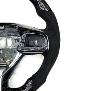 Volante Deportivo de Fibra de Carbono Forjado Autohaus, Forma D/Plana/<span class=keywords><strong>F1</strong></span>, 1 Año de Garantía para Maserati Ghibli <span class=keywords><strong>Gran</strong></span> <span class=keywords><strong>Turismo</strong></span> - Product Image 6