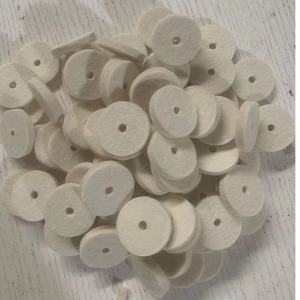 Coussinets auto-adhésifs de taille et de conception personnalisées, anneau en laine industrielle, <span class=keywords><strong>feutre</strong></span> <span class=keywords><strong>vert</strong></span> piano - Product Image 1
