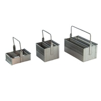 High Quality 20 30 60 Pcs Stainless Steel Microscope Slides Staining Rack