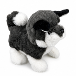 Juguete de Peluche Interactivo Musical, <span class=keywords><strong>Husky</strong></span> de Peluche que Camina, Ladra, se Estira y Mueve la Cola, Cachorro Negro, Gris y Blanco, Regalo para Niños y Niñas - Product Image 3