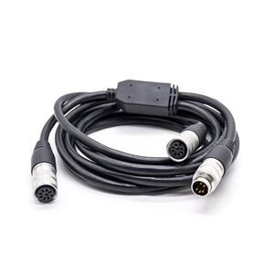 Connecteur circulaire LED automobile IP65 M16 3 voies Y 4 5 8 broches en laiton, contact femelle et mâle - Product Image 1