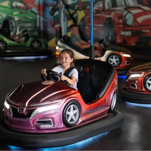 Coches de Choque de Fibra de Vidrio con Red de Suelo/Red de Protección para Parques de Atracciones y Ferias de Diversión en Venta - Product Image 1