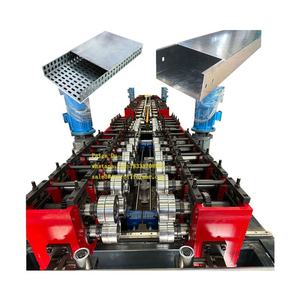 Máquina formadora de rollos de bandeja de cable perforada de acero duradero automatizado con tamaños de cambio automático - Product Image 1