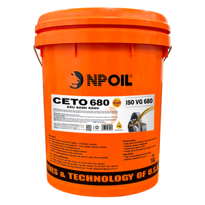 น้ำมันอุตสาหกรรม NPOIL CETO 680 บรรจุถัง 18 ลิตร และถัง 200 ลิตร น้ำมันอุตสาหกรรม / น้ำมันเกียร์ สำหรับรถบรรทุก รถบัส และรถยนต์ - Product Image 1
