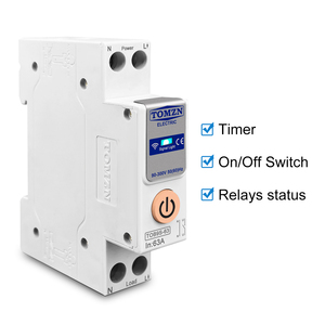 TUYA Smartlife 63A for 1P+N WIFI Smart Switch Circuit Breaker with <b>Timer</b> Relay MCB for Industrial & Household Use TOB9S-VAP - Product Image 1