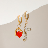 Charmes et pendentifs en acier inoxydable plaqué or 18 carats, style bikini, avec zircon, pour la création de bijoux, BJG0629N