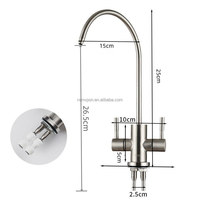 Robinet Purificateur d'Eau Manuel RO en Acier Inoxydable KAMAMUTA à Bec Col de Cygne pour Usage Domestique, Commercial et Hôtelier avec Garantie d'un An