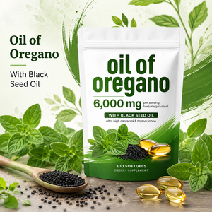 Complément alimentaire à base d'huile d'origan biologique en gélules souples avec des bienfaits antioxydants pour la santé digestive et immunitaire des adultes - Product Image 5