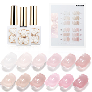 ZRKGEL, recién llegado, juego de esmalte de uñas UV inodoro, Kit de esmalte de gelatina de resina de larga duración con muestra gratis, Gel de uñas de etiqueta privada - Product Image 1
