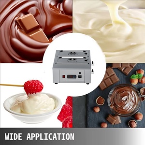Chauffe-chocolat électrique professionnel Heavybao, état neuf, machine à faire fondre et tempérer le chocolat, 4L+4L, équipement de restauration - Product Image 4