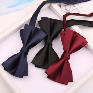 Noeud papillon de mariage uni de haute qualité pour hommes et femmes, noeud papillon coloré - Product Image 4