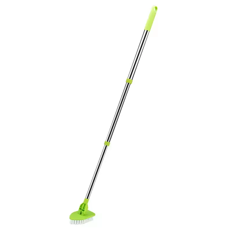 Hot Sale Retractable Hand Cleaning Scrub Brush Floor Sweeper And Scrubber Multifunctional With Long Handle 4 Heads For Bathroom