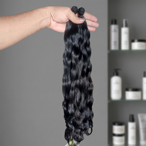 ผมต่อแบบ Genius Weft บางเฉียบ มองไม่เห็นรอยต่อ ผมแท้แบบ Double Drawn Genius Weft - Product Image 2