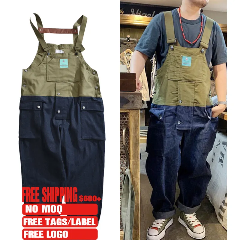 Free shipping New Fashion Mens Ripped Jeans Jumpsuits Street Distressed Hole Denim Overalls For Men Suspender Pants Collection