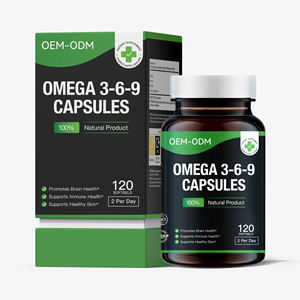 Wrightlife OEM/ODM Marque Privée Oméga <span class=keywords><strong>3</strong></span>-6-9 Gélules Naturelles Végétaliennes pour Adultes 120 Capsules - Product Image 1