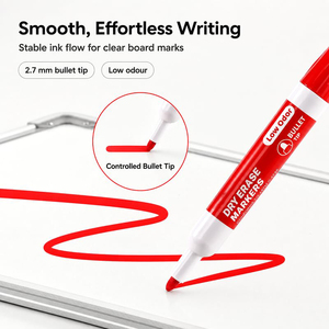 High Quality Whiteboard Marker Long Shelftime <b>White</b> Board Marker Easily Erasable Whiteboard <b>Pen</b> for Office - Product Image 4