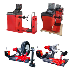 Démonte-pneus de camion grand diamètre avec équilibreuse de roues automatique et kit d'atelier - Product Image 1