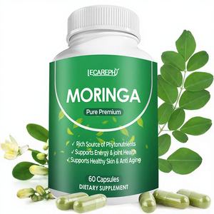 Kapsul <span class=keywords><strong>Vegan</strong></span> <span class=keywords><strong>Moringa</strong></span> organik suplemen ekstrak daun <span class=keywords><strong>Moringa</strong></span> mendukung energi & kesehatan sendi - Product Image 1