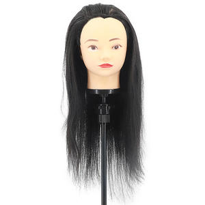 Лидер продаж, манекен для парикмахерской, косметологии, прямые волосы, манекен для практики стрижки - Product Image 3