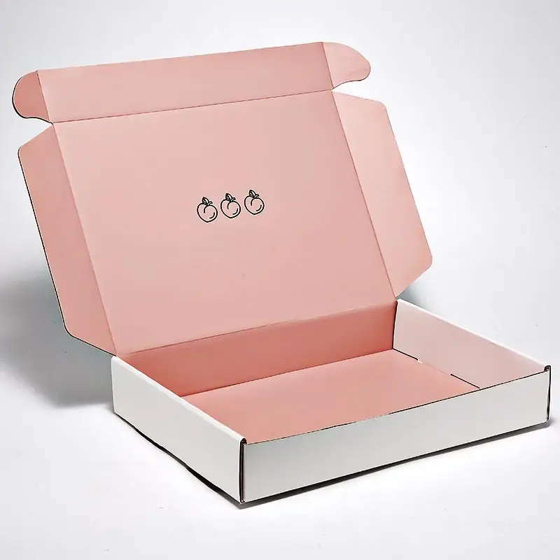 Kotak hadiah ramah lingkungan kemasan kustom dengan laminasi Matte kotak pengiriman elegan kotak anting kemasan kustom