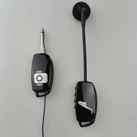 Microphone sans fil UHF à pince, rechargeable, avec émetteur-récepteur et suspension antichoc, idéal pour les performances de jazz en direct sur scène