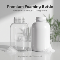 Bouteille pompe mousse PET 300ml 500ml, distributeur de mousse pour savon liquide, gel douche, emballage cosmétique rechargeable