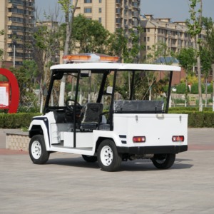 5 chỗ ngồi tuần tra điện <span class=keywords><strong>Buggy</strong></span> đóng cửa Golf giỏ hàng an ninh Tính năng 48V pin câu lạc bộ xe EEC chứng nhận Pick-up cho tham quan - Product Image 5