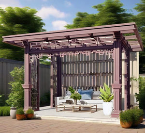 Pergola imperméable auto-cicatrisante de toit de pavillon de persienne rétractable motorisée bioclimatique en aluminium directe d'usine - Product Image 2