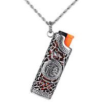 Mode nouveau Offre Spéciale en acier inoxydable collier bijoux homme en acier inoxydable briquet chaîne pour hommes avec pendentif