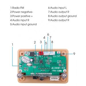 Module de décodage <span class=keywords><strong>MP3</strong></span> 5.0 pour voiture avec fente pour carte USB TF et télécommande - Product Image 3