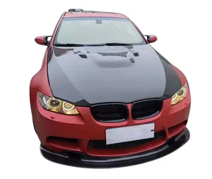 Hot bán E90 E92 đuôi đèn sợi carbon xe Bumper body Kit phía trước môi mui xe Thân cây bán cho BMW 3 Series E90 E92