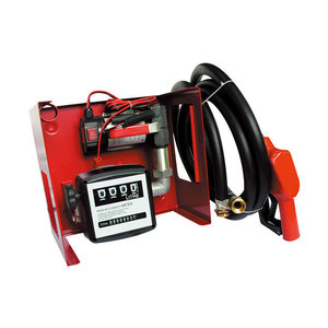 Kit de pompe de transfert de carburant DC, pompe à huile diesel électrique en fonte 12V avec jauge de dosage et tuyau pour le ravitaillement des véhicules - Product Image 3