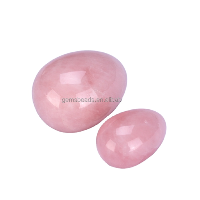 Яйцо Yoni из натурального розового кварца, высокое качество