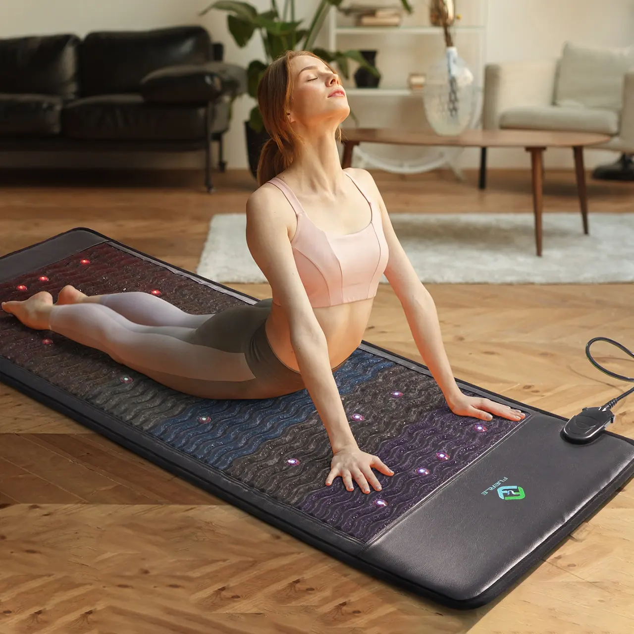 pemf mats with far infrared heat and red light 7 rainbow crystal pemf magnetic therapy device pemf mat