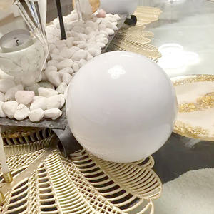 Bola Deco 201/304 stainless Steel, bola dekorasi meja rongga baja bulat hitam/merah/putih - Product Image 3