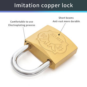 बहु आकार का कारखाना इमिएट पीतल पदलॉक यात्रा सामान एंटी-चोरी सामान 50 मिमी पैड लॉक सेक्योरिटिपैडलॉक निर्माता - Product Image 4
