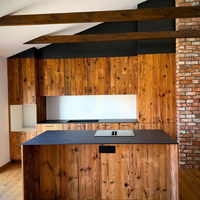 Meuble de cuisine gain de place avec porte relevable, design de luxe, charnière de tiroir à fermeture douce, robinet d'évier, panier de tiroir, armoire de cuisine, placard, garde-manger