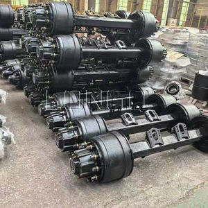 Fabriek Goede Prijs Nieuwe Stalen Oplegger Onderdelen Voor En Achter Fuwa 13 Ton Amerikaanse Type Aanhangwagen As 20T Max Laadvermogen - Product Image 5