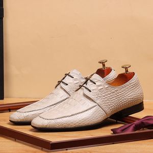 Chaussures en cuir véritable de luxe personnalisées, classiques, décontractées, formelles, pour hommes, chaussures en cuir - Product Image 3