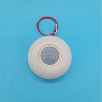 JIUAN JA-DLPIR Dali Pir Sensor Tubuh Manusia Saklar Sensor Permukaan Versi IP20 Dikuasai Sistem DALI Bus, Peredupan Cahaya, Lampu Pintar
