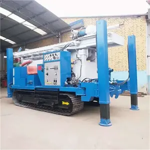 China Core Sample Crawler Portable Trailer Water Well Boring Borehole Machine Underground Farm Garden Soil Drill Rigs For Water