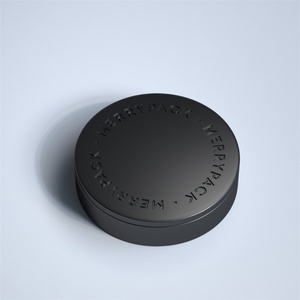 Estuche de Perfume Sólido Personalizado, Envase Deslizante de Metal para Bálsamo, Nuevo y Exclusivo Envase Magnético Negro para Perfume Sólido - Product Image 3