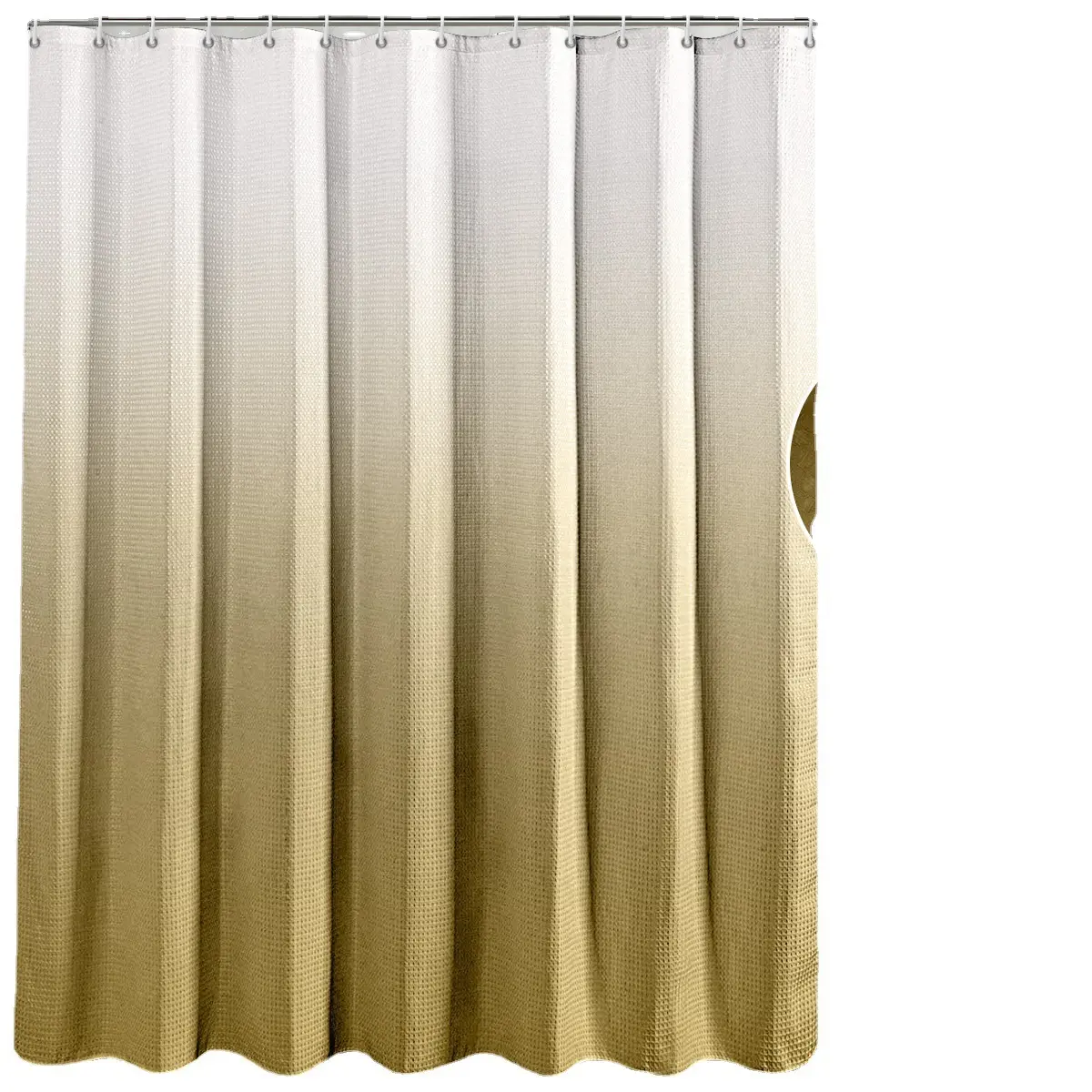 Heavy duty fabric shower curtains 72 x 72 Inches hotel quality bathroom shower curtains
